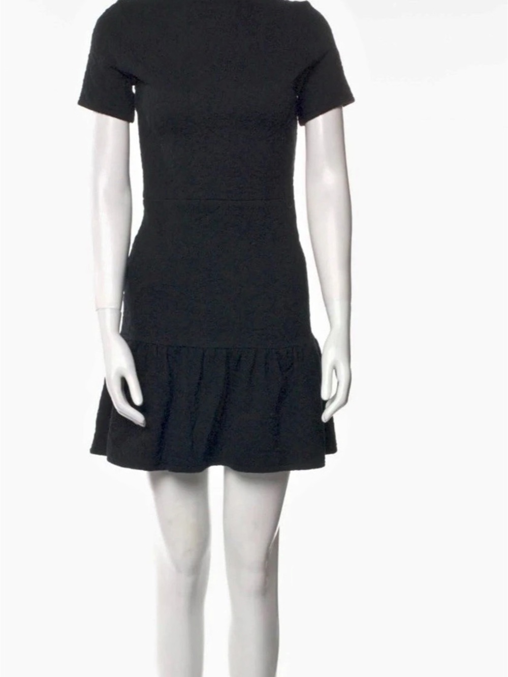 The Kooples Black Textured Mini Dress Size 36